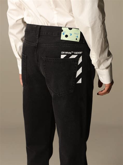 affordable off white dark wash jeans
